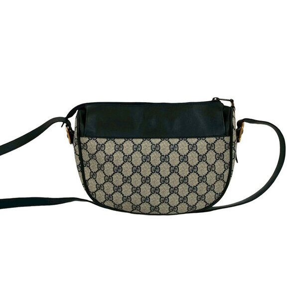 GUCCI Blue Leather Shoulder Bag - Picture 3 of 9